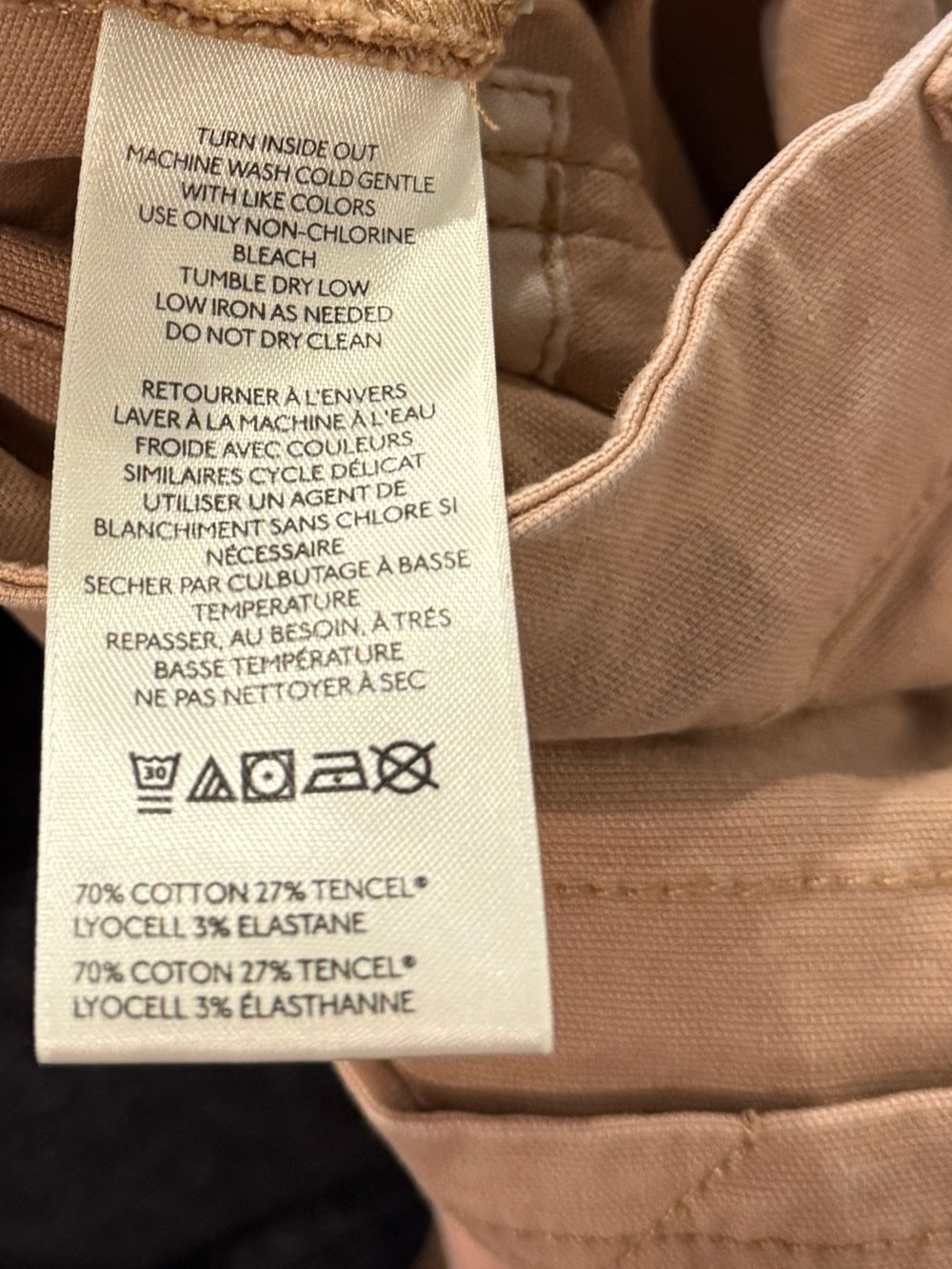 Pilcro Anthropologie Light Peach Orange Millie Low-Slung Barrel Pants - Picture 10 of 10